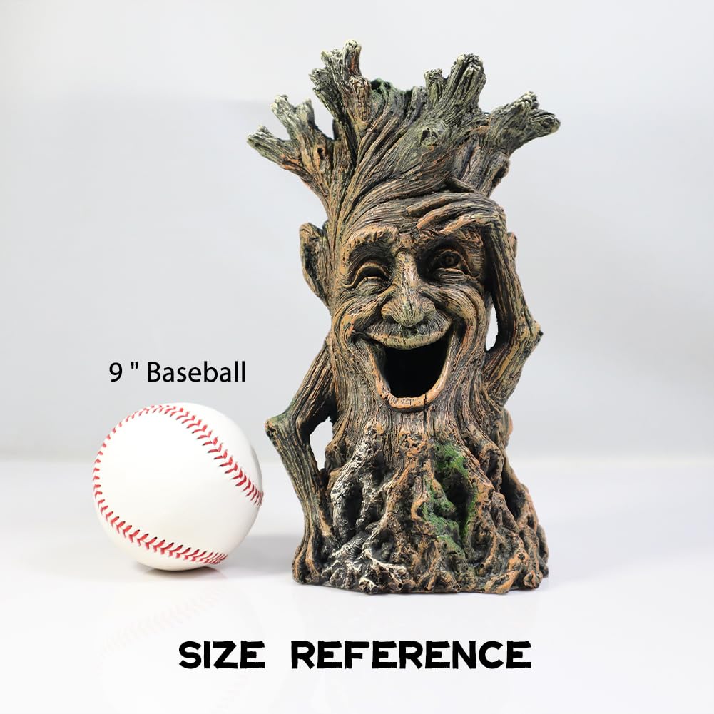 Fish Tank Decorations - Hollow Tree Trunk Aquarium Ornaments, Betta Fish Hideout Caves, Large Thematic Decor for Disney-Inspired Aquascaping | Perfect for Home & Office Aquariums