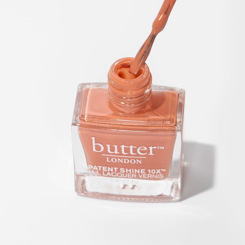 Butter LONDON Patent Shine Blushing Terracotta 10X Nail Lacquer - Long Lasting Nail Polish for Women, Vegan & Cruelty Free - Perfect for Everyday Wear, Special Occasions & Professional Manicures