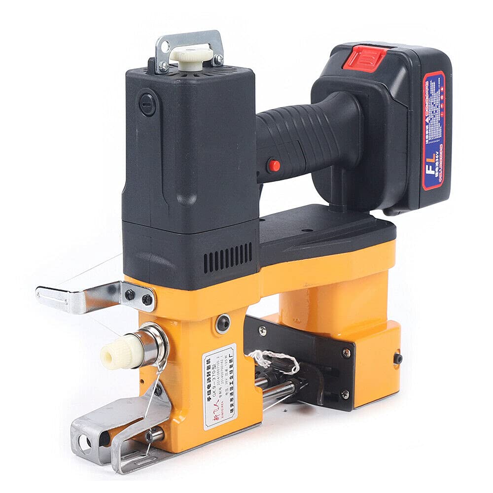Heavy Duty Industrial Electric Bag Sewing Machine - Portable Handheld Stitching Closer for Kraft Paper Bags, Woven Bags & Express Packages | Perfect for Packaging, Shipping & Warehouse Use