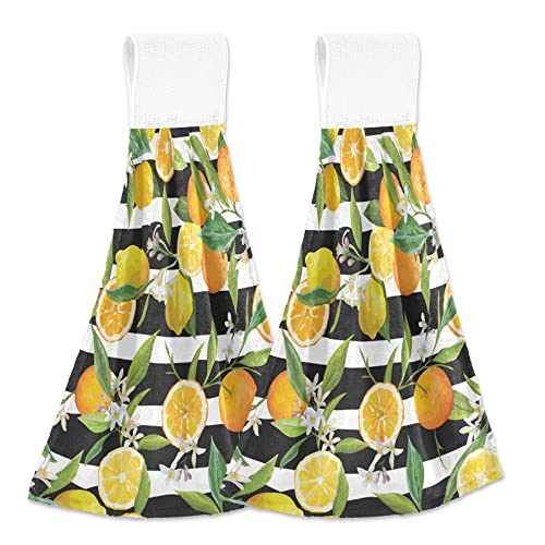 Lemon Black White