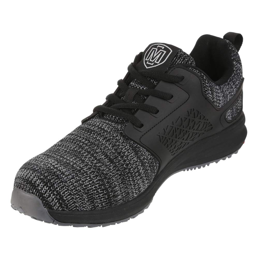 Iron Mountain Men's Work & Utility Safety Shoes - Steel Toe, Slip Resistant, Comfortable for Construction & Industrial Work