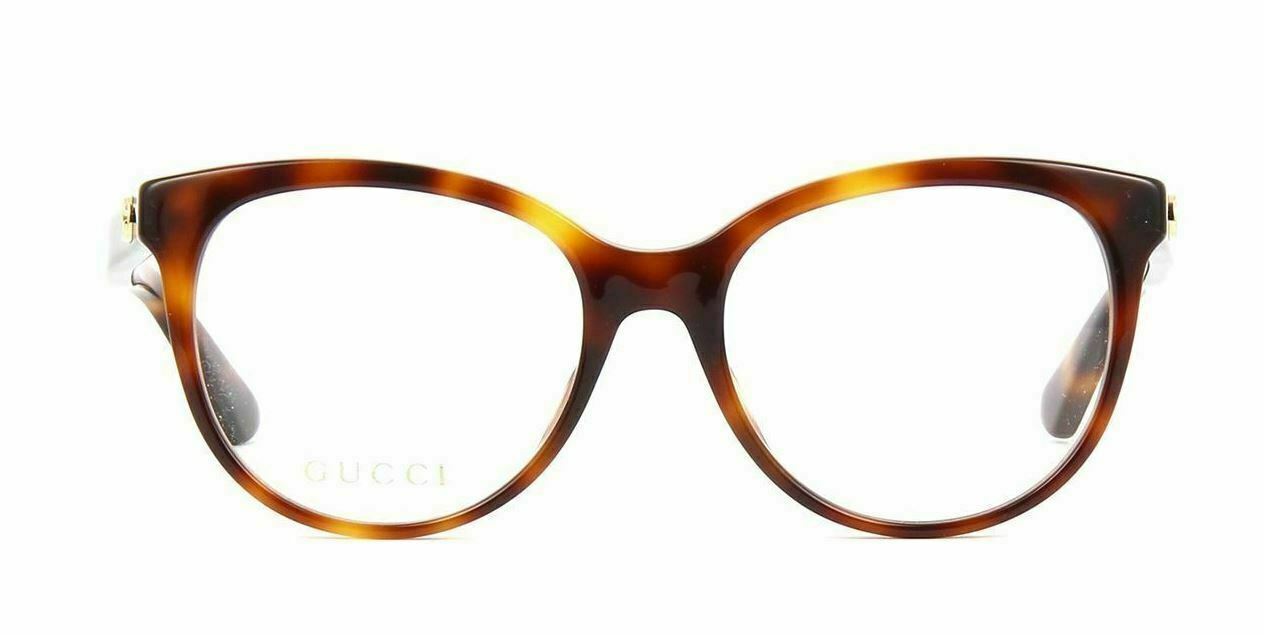 Gucci GG 0329 O 002 Havana Eyeglasses - Premium Designer Sunglasses for Women & Men - UV Protection & Stylish Frame - Perfect for Outdoor, Driving & Fashion Accessories