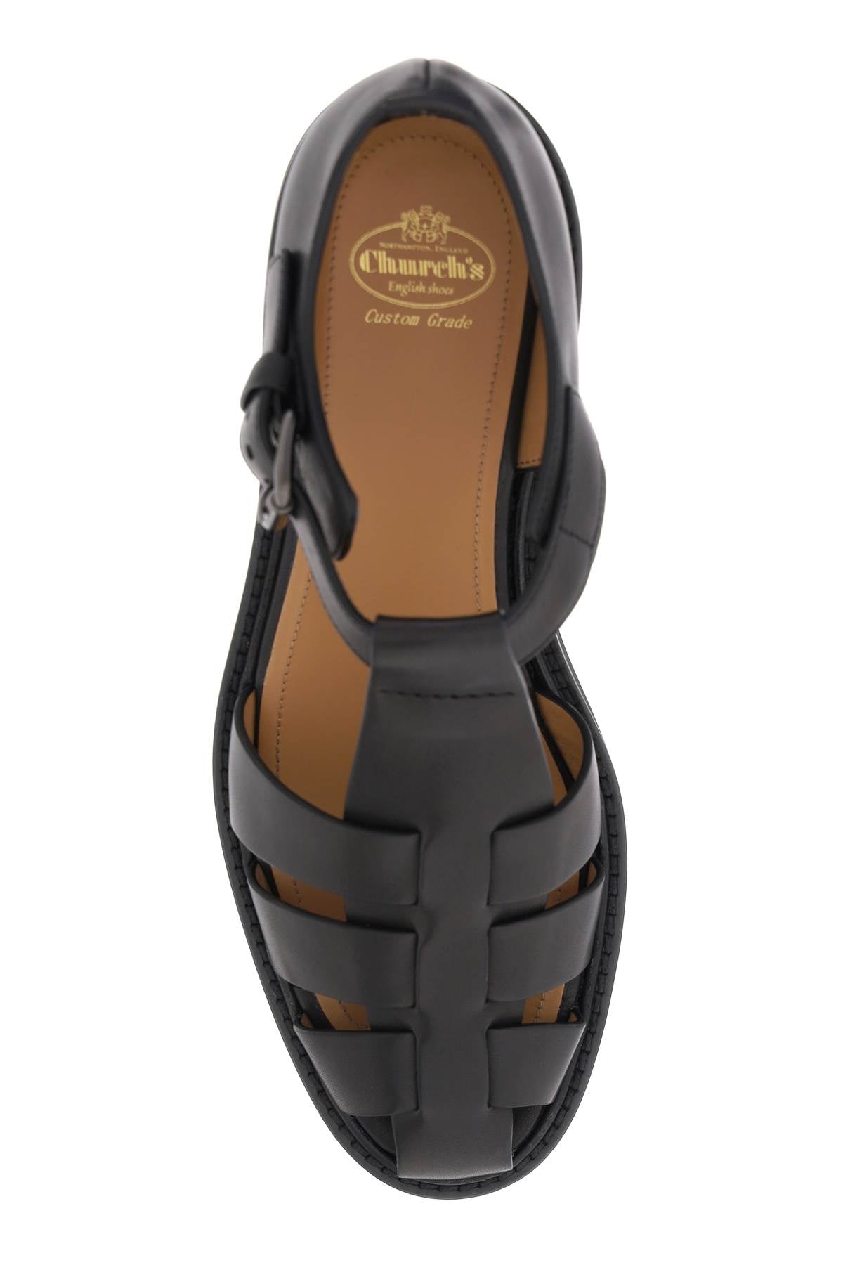 Church's Hove W3 Leather Sandals for Women - Premium Genuine Leather Comfort Sandals - Casual Summer Walking Shoes for Beach, Vacation & Everyday Wear