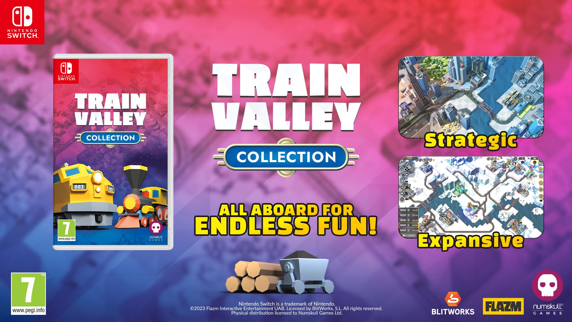 Train Valley Collection - Nintendo Switch Game | Puzzle & Strategy Simulation for All Ages | Perfect for Family Game Nights & Travel Entertainment