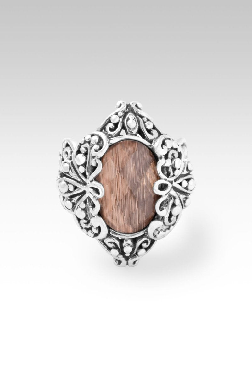 Faith Matters Ring™ - Rose Gold Quartz Spiritual Jewelry for Women, Christian Gifts, Inspirational Rings for Daily Wear & Special Occasions