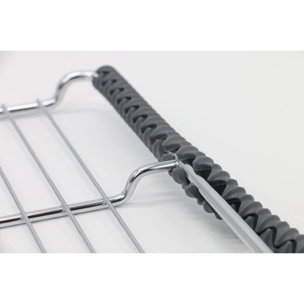 Ericotry 4-Pack Silicone Oven Rack Covers - Heat-Resistant Oven Shelf Protectors, BPA-Free Kitchen Accessories for Burn Prevention & Rack Protection - Perfect for Baking, Roasting & Grilling Safety