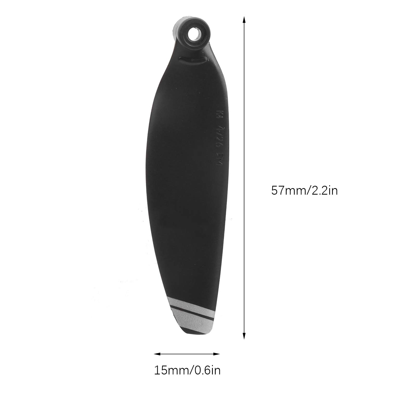Drfeify 2 Pairs of Drone Propellers, Replacement Accessories Compatible with DJI Mavic Mini 2 (Silver Edge) - Perfect for Aerial Photography, Travel Vlogging & Outdoor Adventures