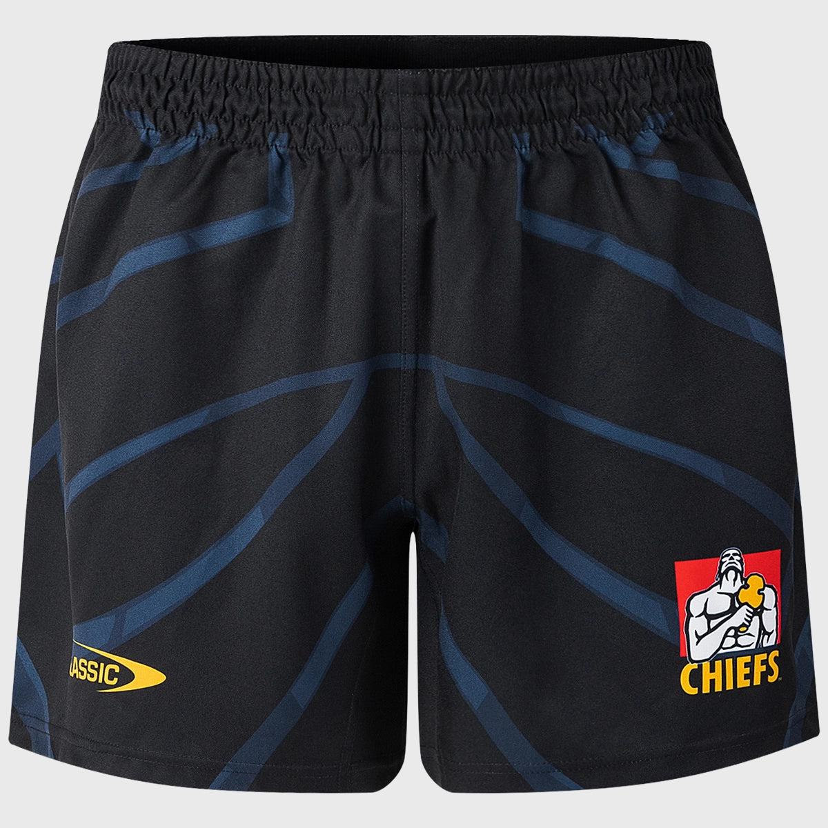 Classic Kansas City Chiefs Black Panther Rugby Shorts for Men - Comfortable & Durable for Football, Workout, and Casual Wear