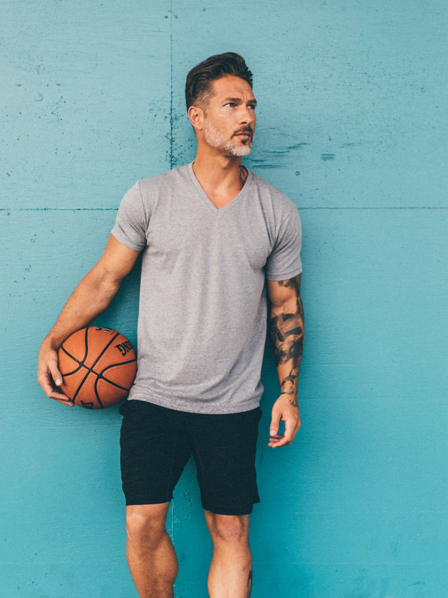 Premium All-Grey 3-Pack T-Shirts for Men - Soft Cotton Casual Tees for Everyday Wear, Gym, and Lounge