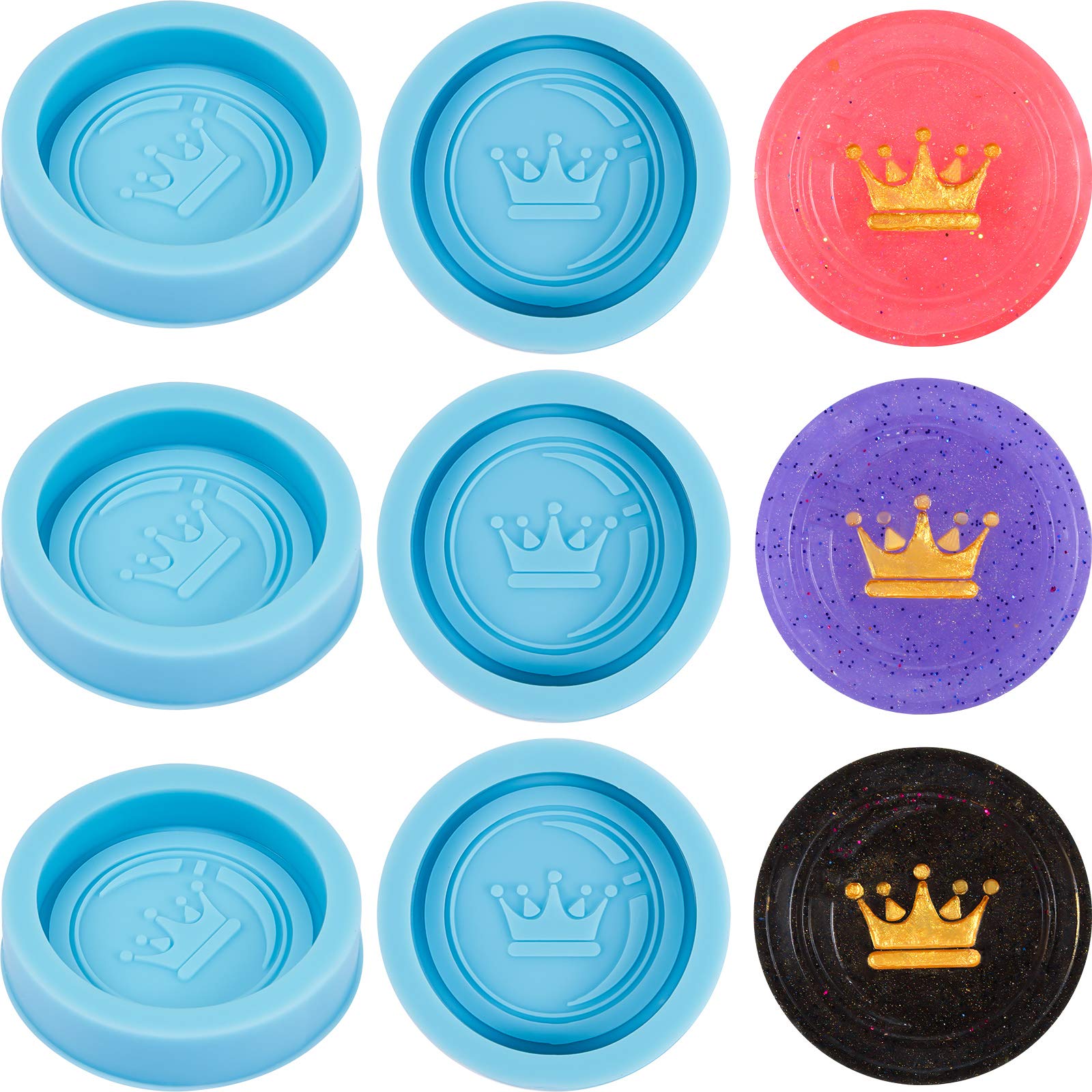 24-Piece Silicone Chess Mold Set for Resin Casting - DIY Epoxy Checkers, Jewelry, Cake Decor & Home Decoration - Perfect for Chess-Themed Crafts, Pendants, and Tabletop Games