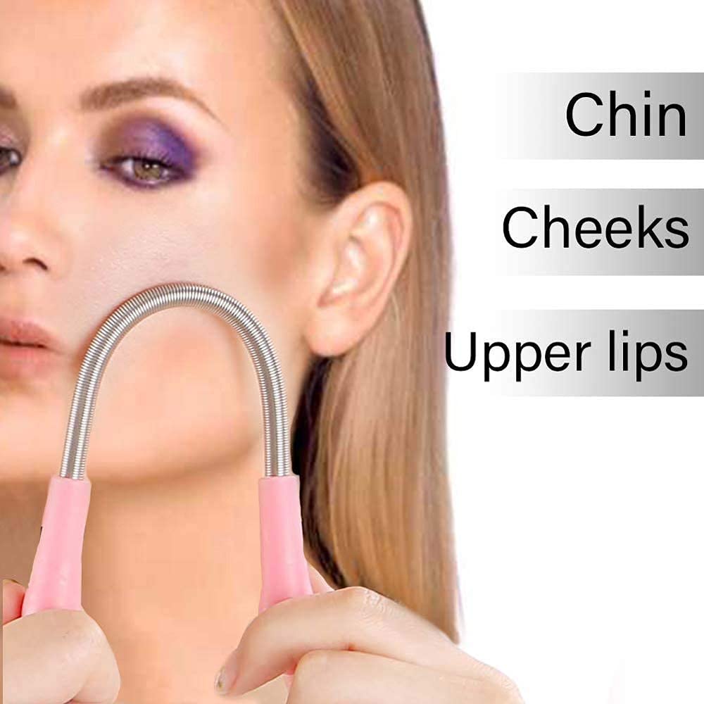 Premium Manual Facial Hair Remover for Women - Dual Epilator Stick for Face & Body Hair Removal - Beauty Tool Kit (2-Pack) - Perfect for Travel & At-Home Grooming