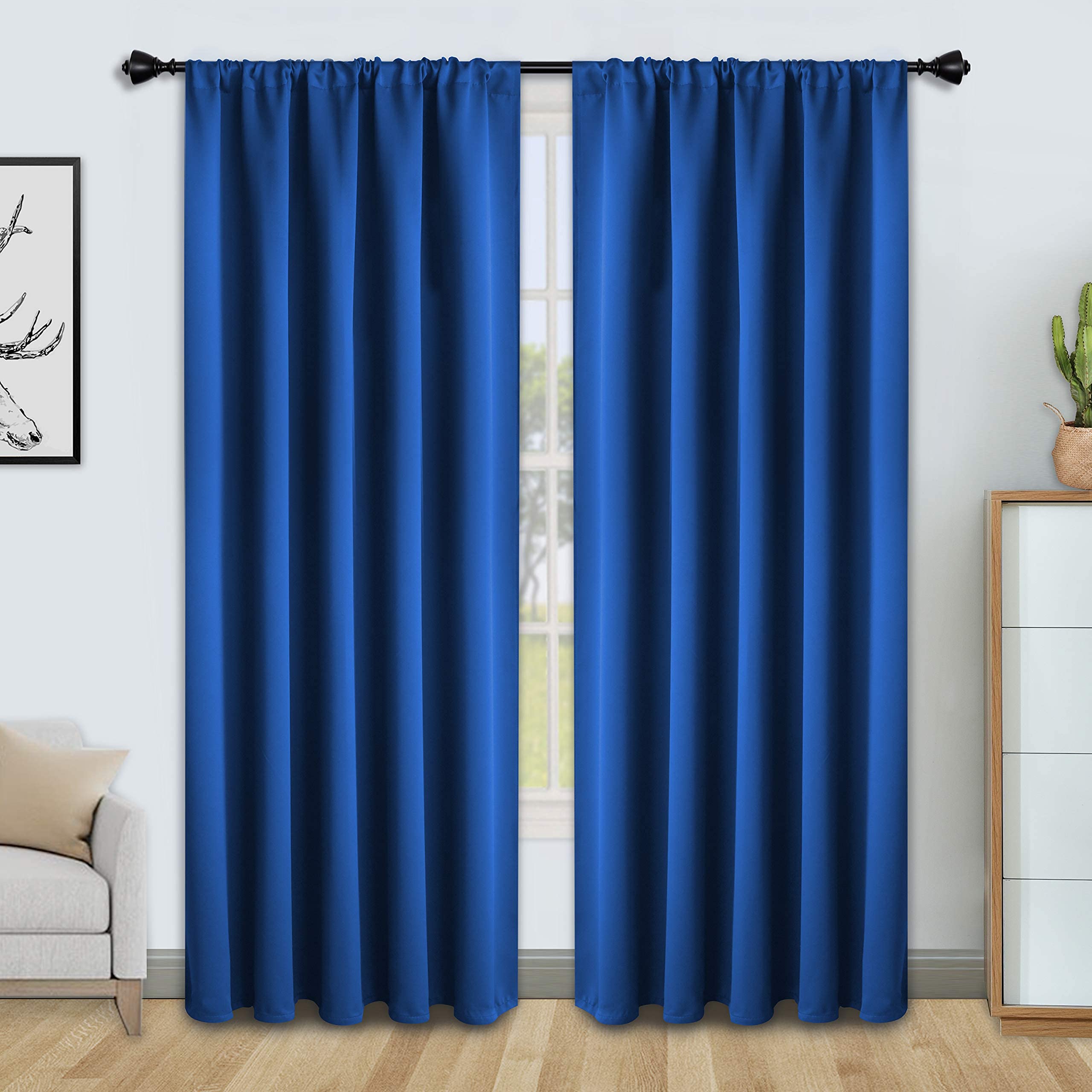 Thermal Insulated Rod Pocket Curtains - 84