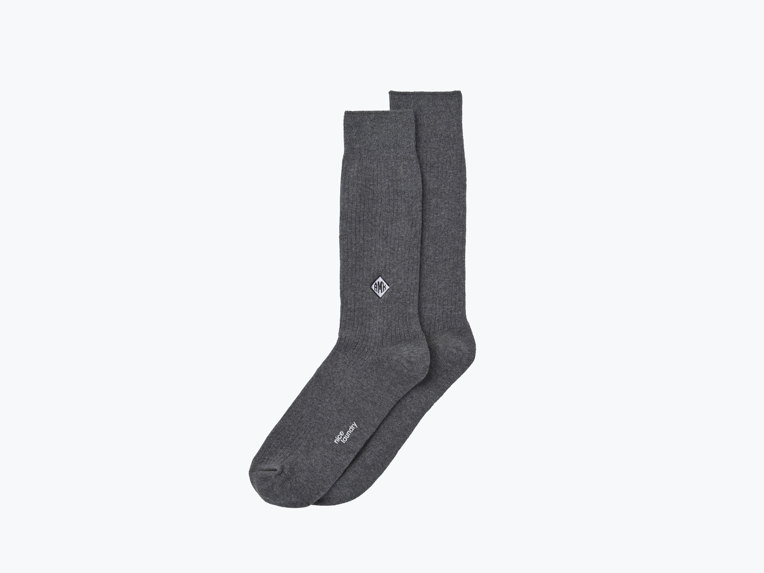 Custom Personalized Socks - 1 Pair Monogrammed Socks for Men & Women - Perfect Gift for Birthday, Anniversary & Holidays - Great for Casual Wear, Sports & Special Occasions