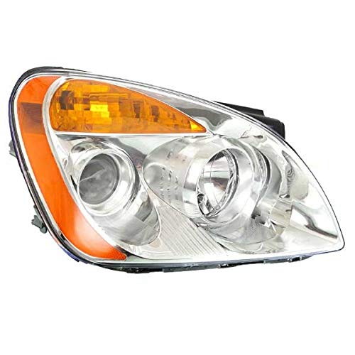 Partomotive Replacement Front Headlight Headlamp Assembly with Bulb for 2010-2012 Kia Rondo Wagon - Right Side - Perfect for Night Driving & Vehicle Safety Upgrades