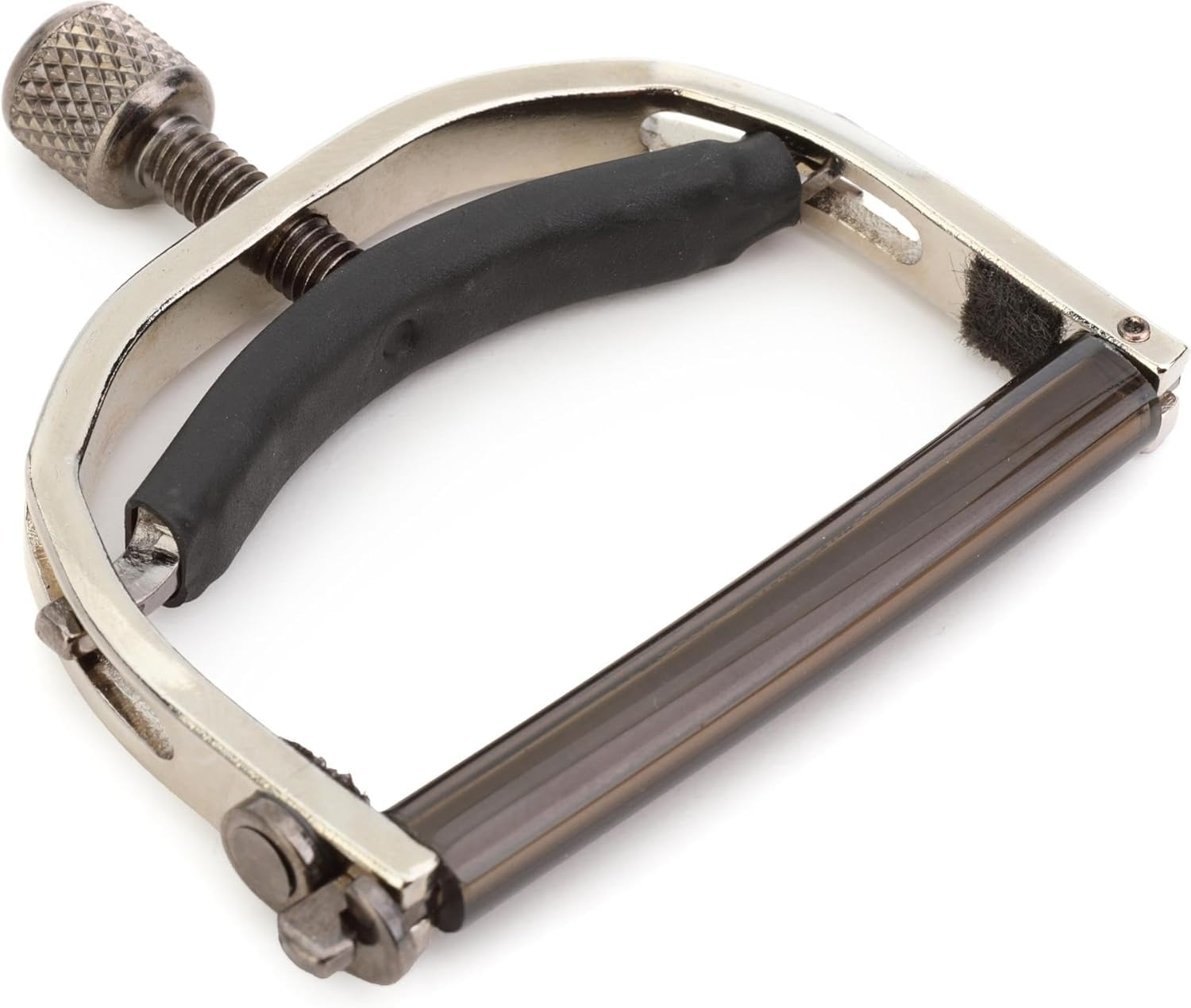 Premium Paige 6-String Standard Guitar Capo - USA Made Satin Nickel Finish - Perfect for Acoustic & Electric Guitars - Ideal for Performances, Studio Recording & Practice Sessions
