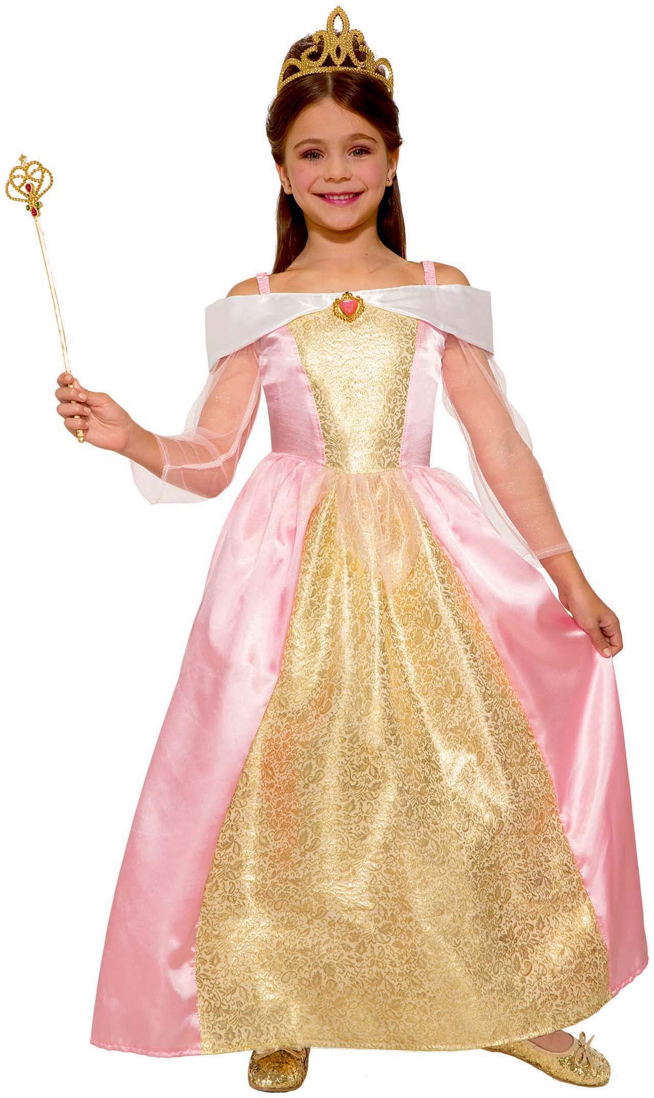 Princess Paisley Rose Costume for Girls | Kids Fairy Tale Dress | Perfect for Halloween, Dress-Up Parties & Birthday Celebrations