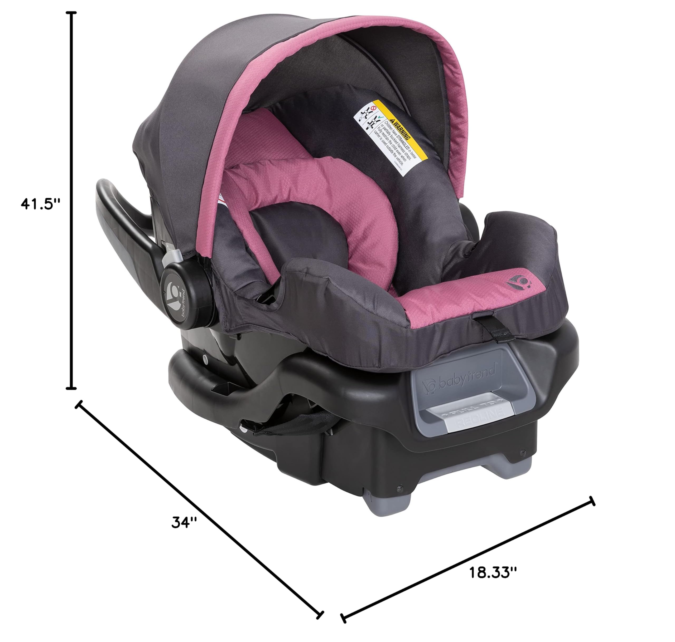Baby Trend Expedition® Race Tec™ Jogger Travel System with Ally™ Infant Car Seat - Ultra Cassis Stroller for Newborns & Toddlers | Perfect for Jogging, Travel & Daily Use