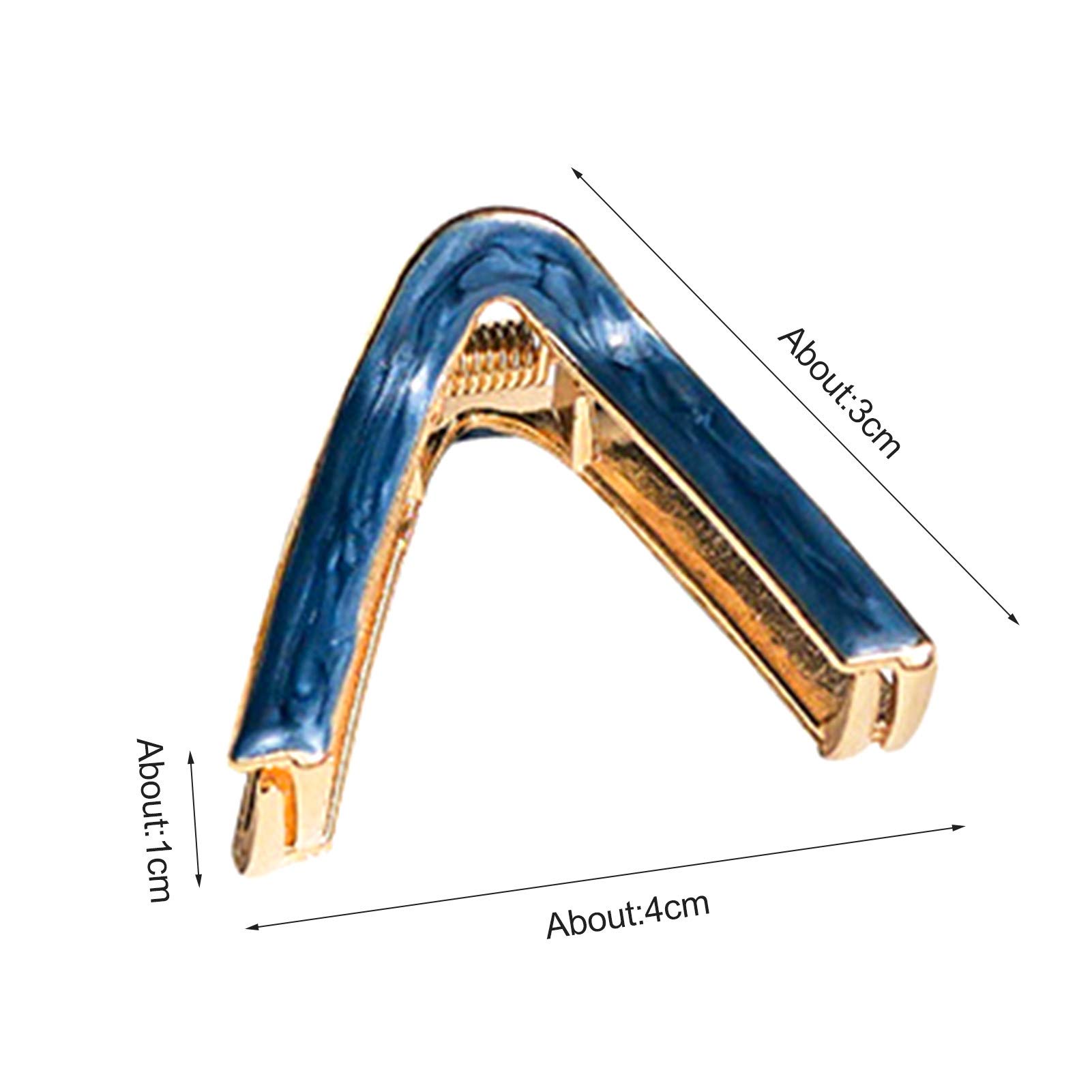 Stylish V-Shaped Alloy Hair Clips for Women & Girls - Fashion Hair Accessories for Parties, Weddings & Birthday Gifts | Trendy Hair Pins & Decorative Hair Jewelry