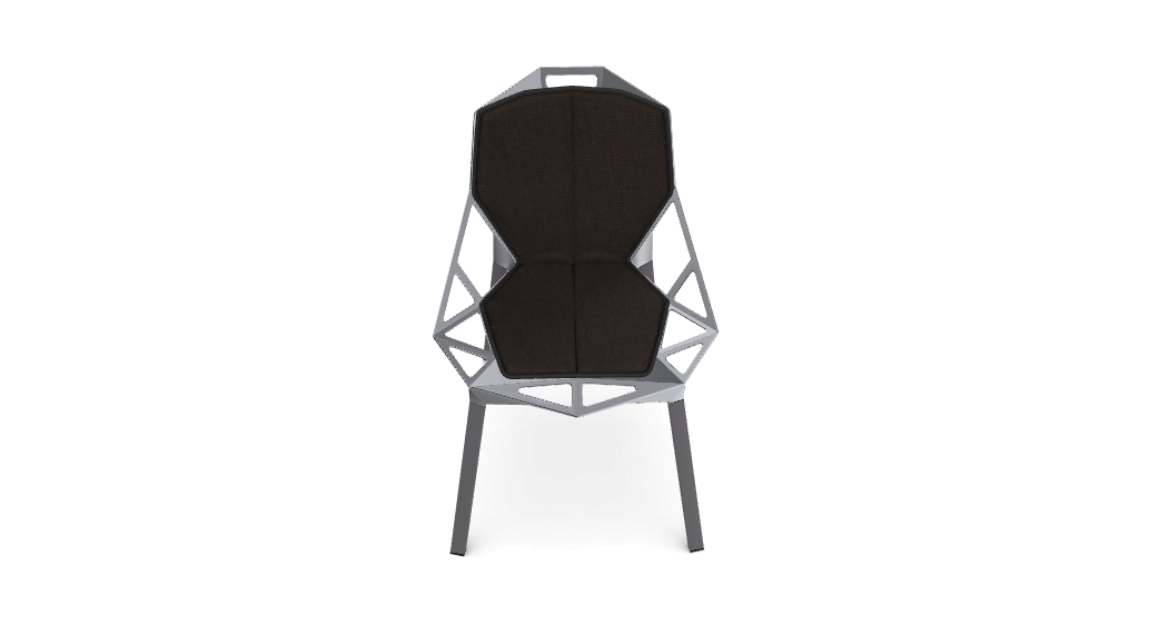 Comfortable Fabric Chair with Seat and Back Cushion - Perfect for Living Room, Office, or Reading Nook
