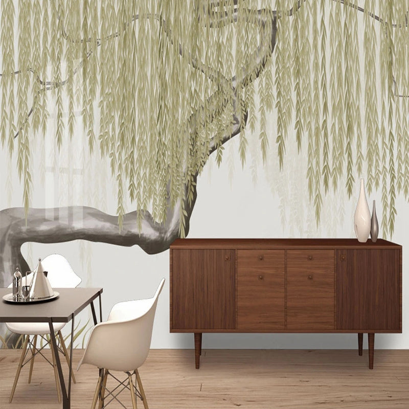 Willow Tree Wallpaper - Elegant Nature-Inspired Wall Decor for Living Room, Bedroom & Office | Peel & Stick Removable Wallpaper for Home Renovation