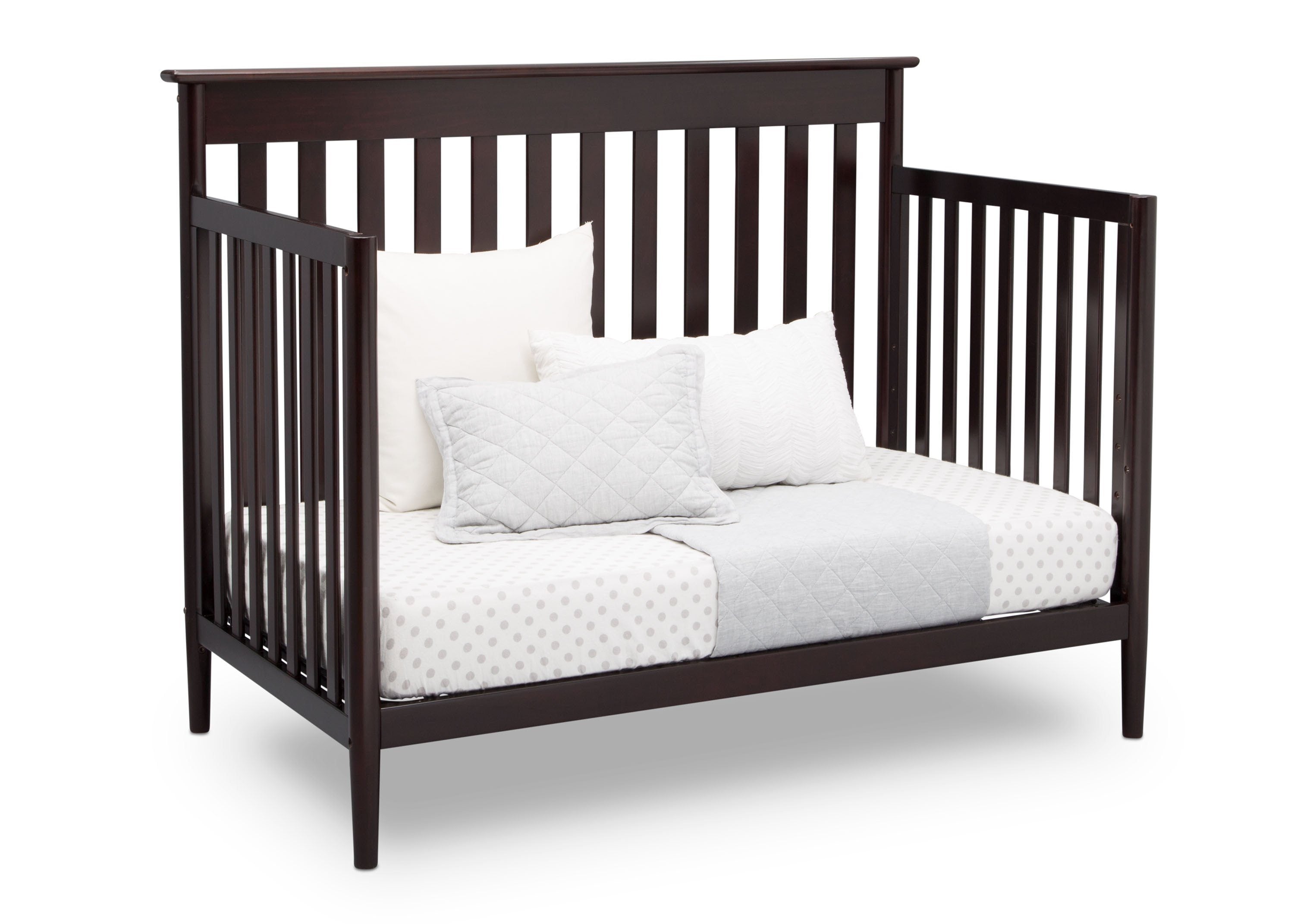Greyson Signature 4-in-1 Convertible Baby Crib - Toddler Bed, Daybed & Full-Size Bed - Safe & Stylish Nursery Furniture for Newborns to Teens - Perfect for Small Spaces & Modern Nurseries