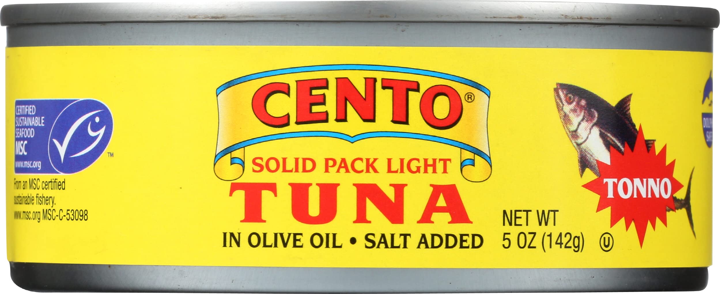 Cento Tuna in Olive Oil, 5 Ounce (Pack of 12) - Premium Italian Albacore Tuna for Salads, Sandwiches & Pasta Dishes - High Protein, Keto & Paleo Friendly