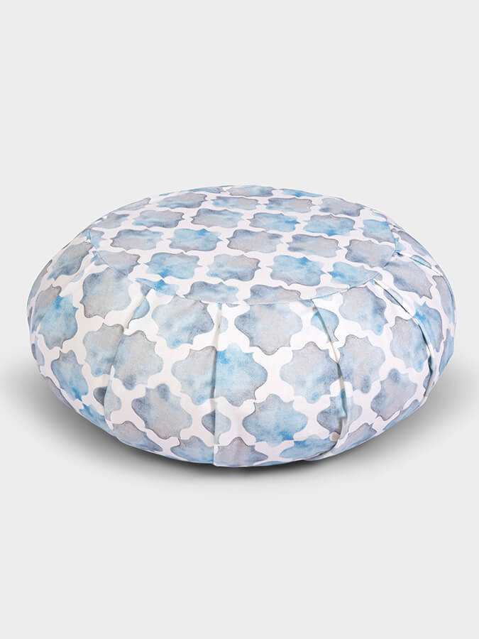 Organic Buckwheat Zafu Meditation Cushion - Round Yoga Pillow for Comfortable Seating, Posture Support & Zen Practice - Perfect for Home, Studio & Meditation Spaces