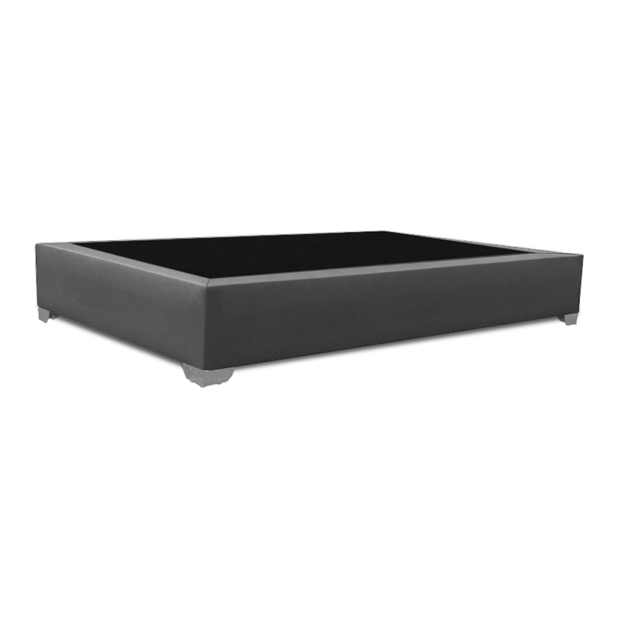 Premium Grey Bed Base 90x40cm for Single Premium Mattress 90x190cm - Perfect for Small Bedrooms, Guest Rooms & Dormitories