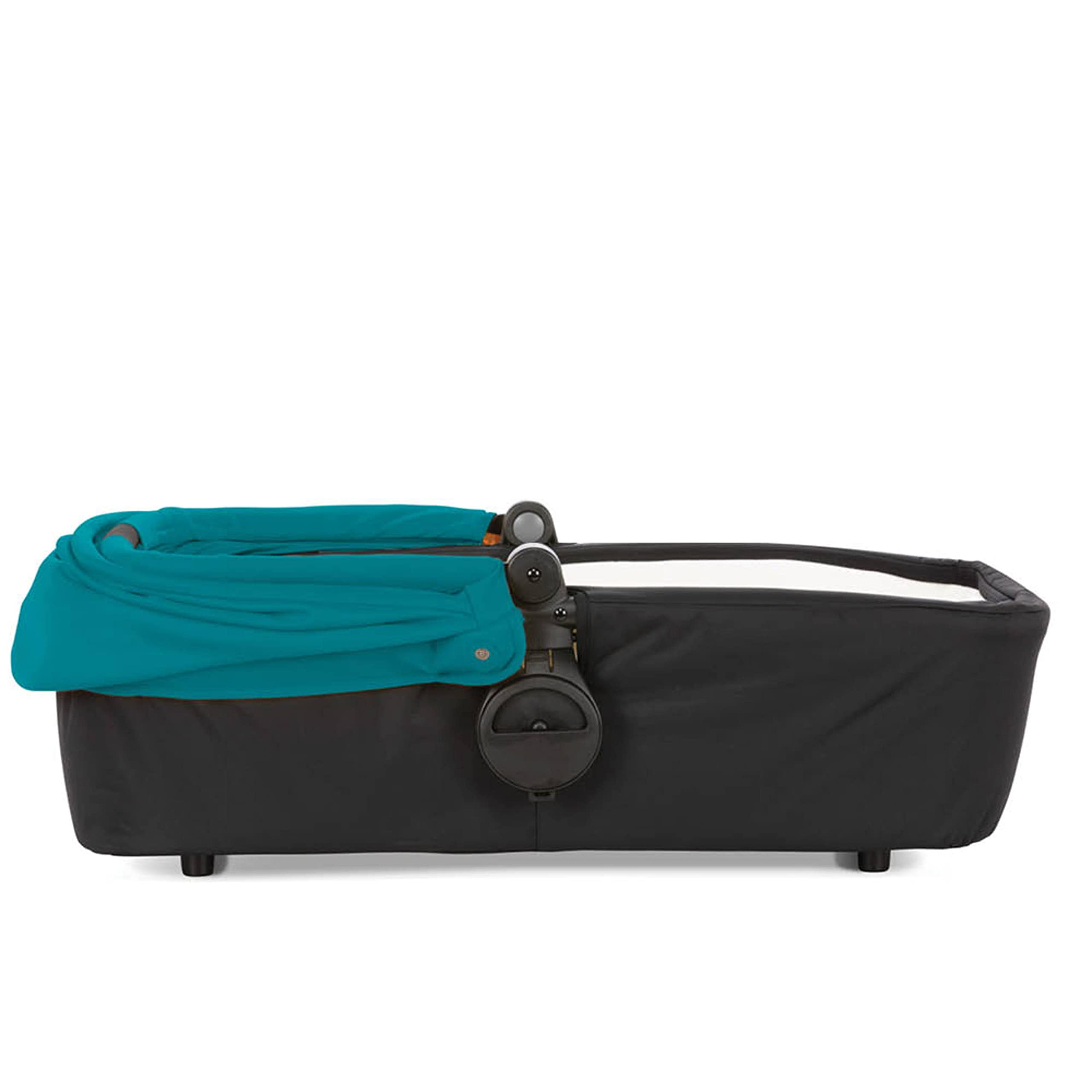 Diono Excurze Newborn Baby Stroller Bassinet with Breathable Mattress - Lightweight Infant Carrycot for Safe & Comfortable Sleeping (0-6 Months) - Blue Turquoise | Perfect for Travel, Walks & Outdoor Adventures