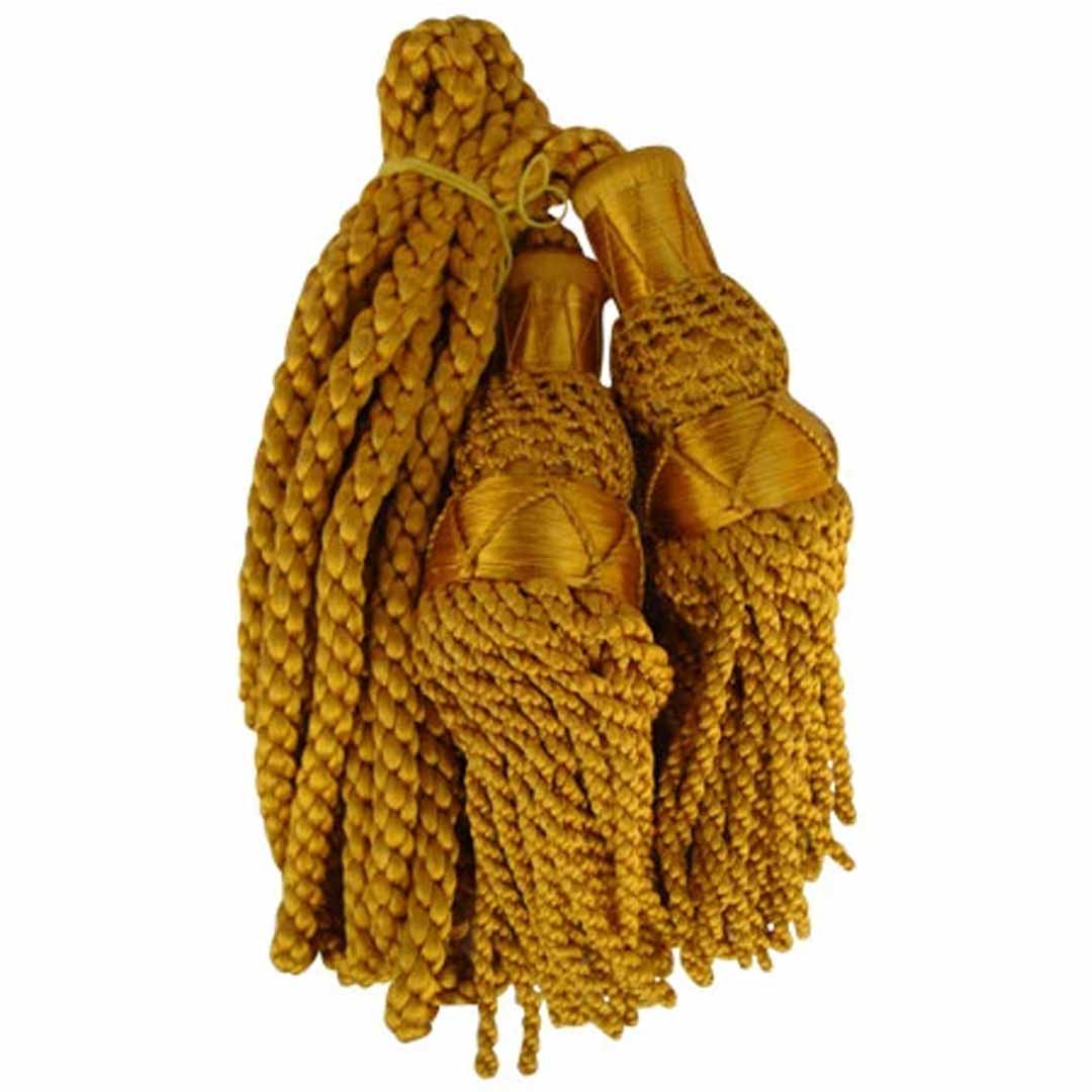 Premium Gold Silk Bagpipe Cords - High-Quality Replacement for Bagpipe Maintenance & Repair - Perfect for Traditional Scottish Music Performances & Celtic Events