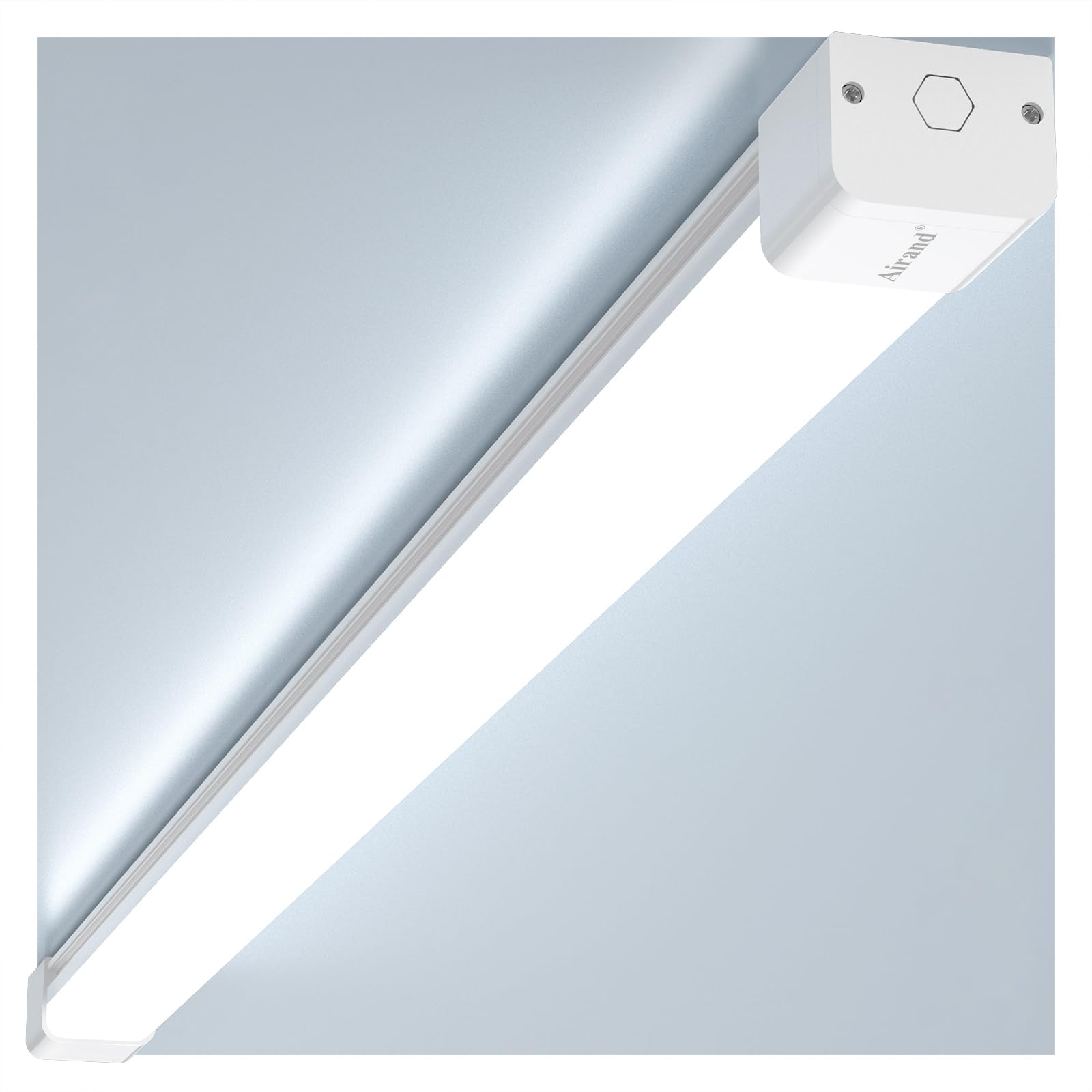Airand Neon LED Tube 150cm (45W, 4500LM) - IP66 Waterproof Ceiling Light for Basement, Bathroom, Garage, Office, Warehouse & Kitchen - Energy Efficient Class F - Bright Modern Lighting Solution for Commercial & Residential Spaces
