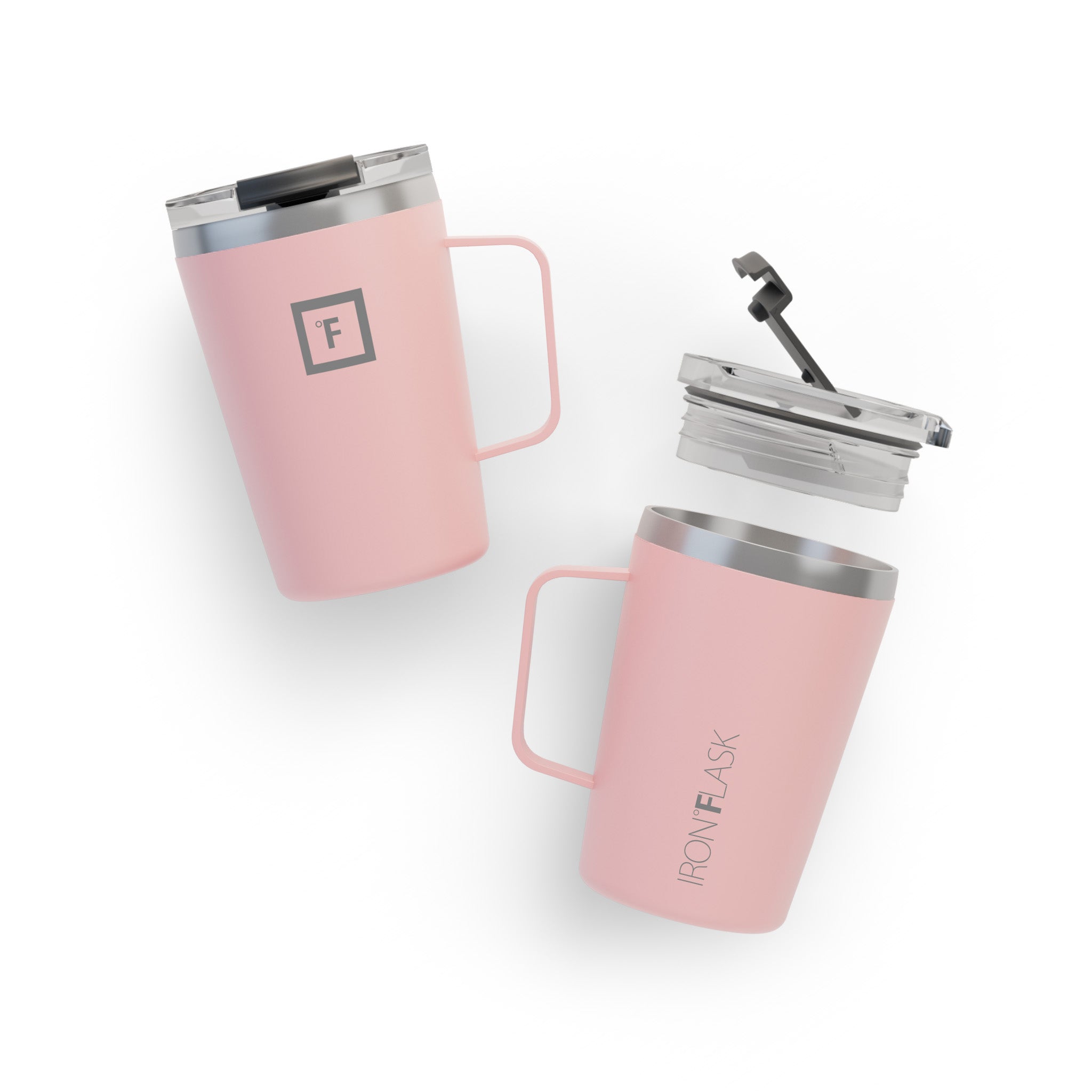 12 Oz Non-Slip Grip Coffee Mug - Insulated Travel Mug for Hot & Cold Drinks - Perfect for Office, Commute, Camping & Outdoor Activities