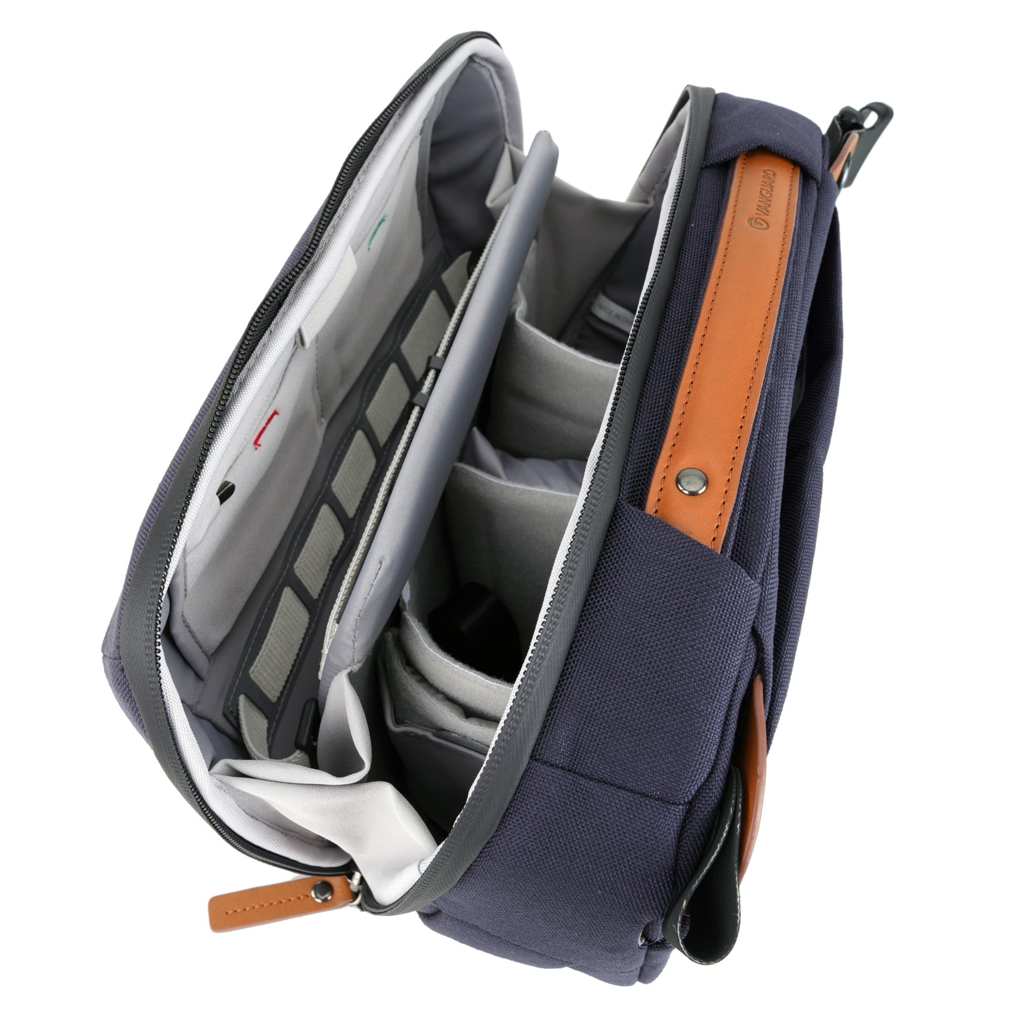 VEO City CB29 NV Crossbody Camera Bag for Women & Men - Waterproof Anti-Theft Travel Shoulder Bag - Navy Blue - Perfect for Photography, Travel & Everyday Use