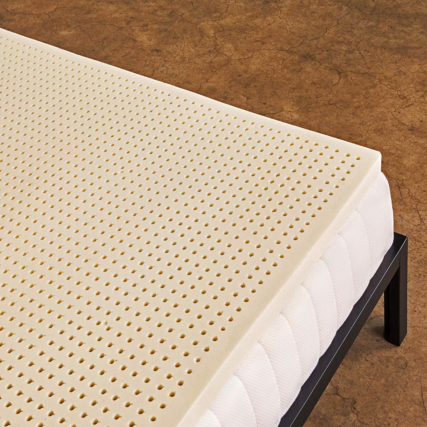 Organic Natural Latex Mattress Topper - 3 Inch Full Size, GOLS Certified, Soft & Breathable for Back Pain Relief - Perfect for Side Sleepers & Pressure Point Support