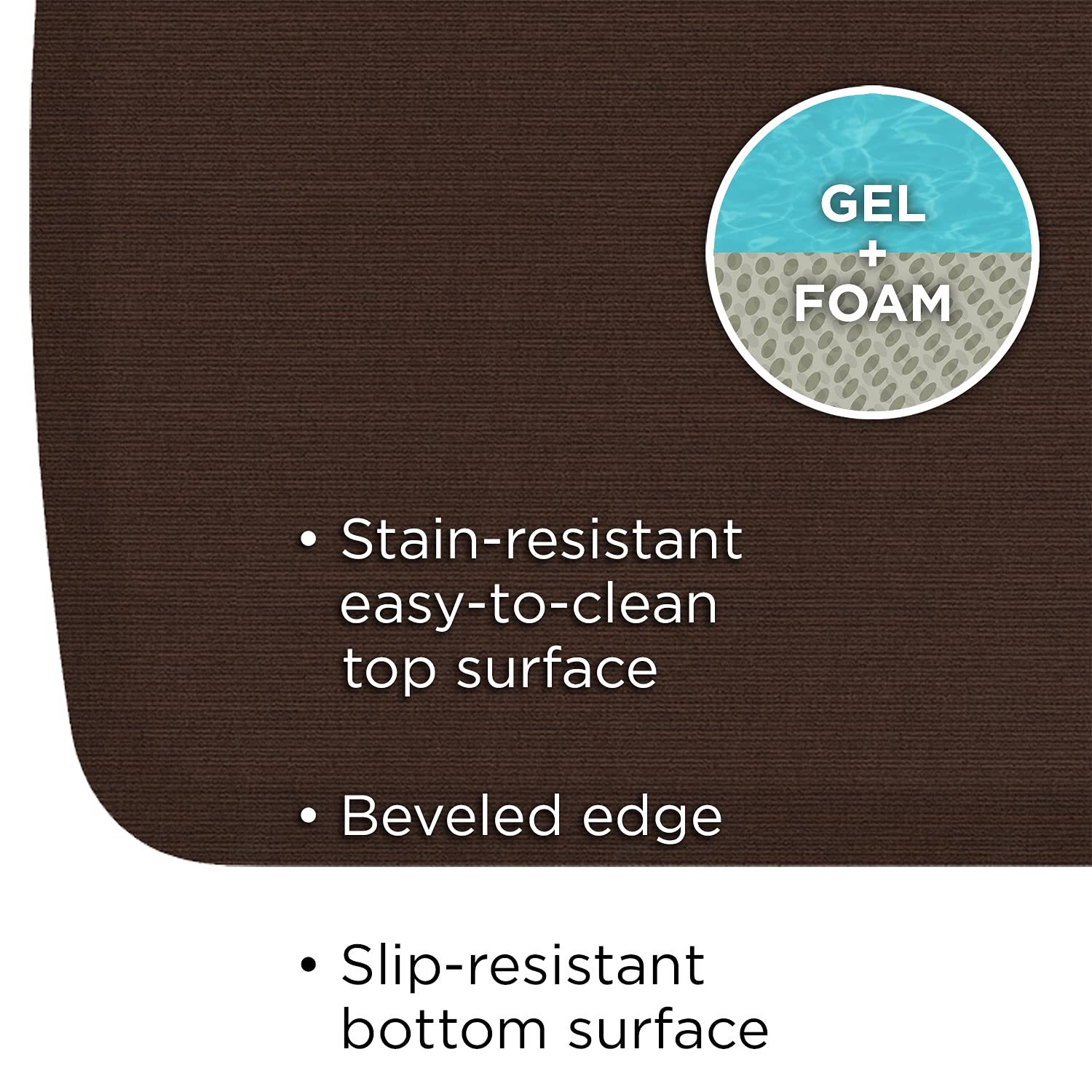 GelPro Elite Premium Gel & Foam Anti-Fatigue Floor Mat - 3/4