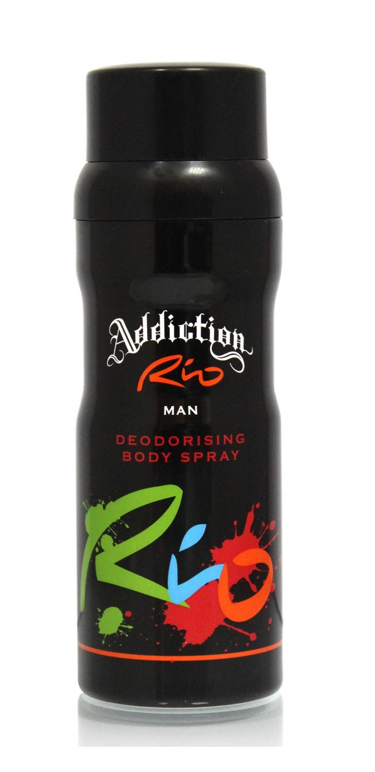 ADDICTION Body Spray Rio - Long-Lasting Fragrance for Women & Men, Tropical Scent, Perfect for Daily Use, Gym, Travel & Special Occasions