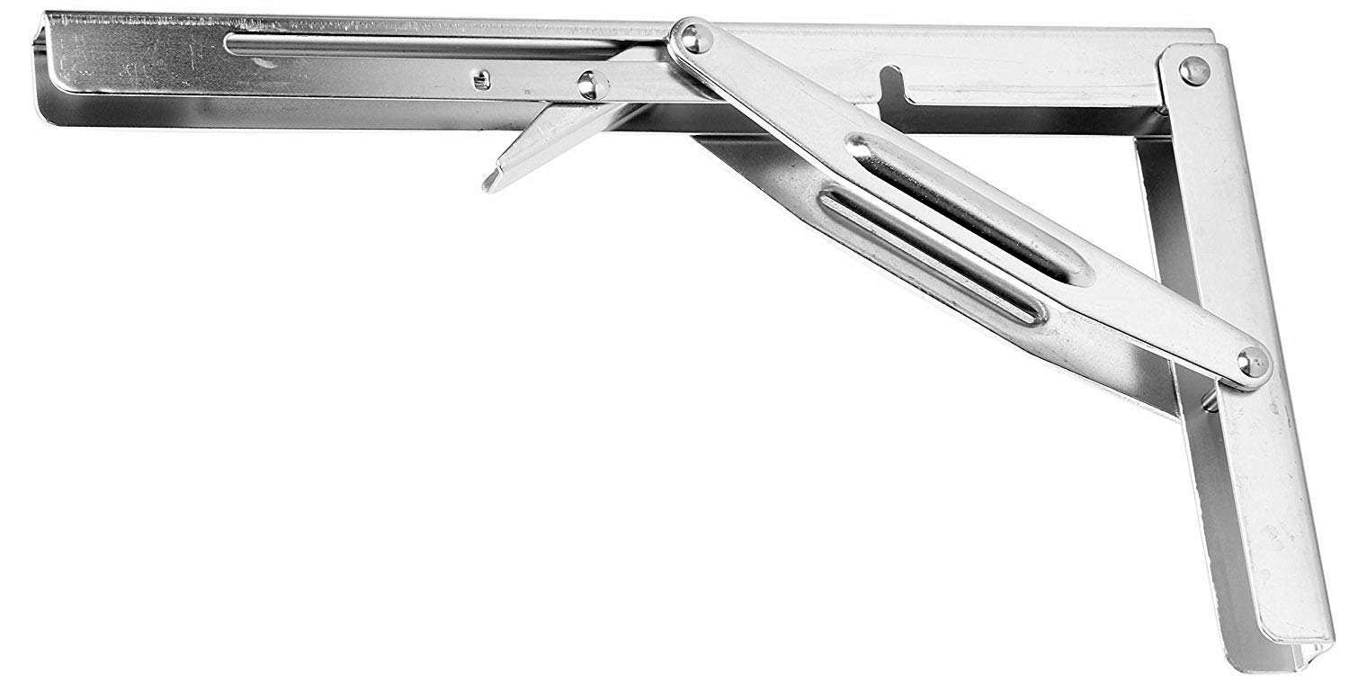 SeaLux Heavy Duty Folding Bracket - 550lbs Capacity for Tables & Shelves - Space Saving Solution