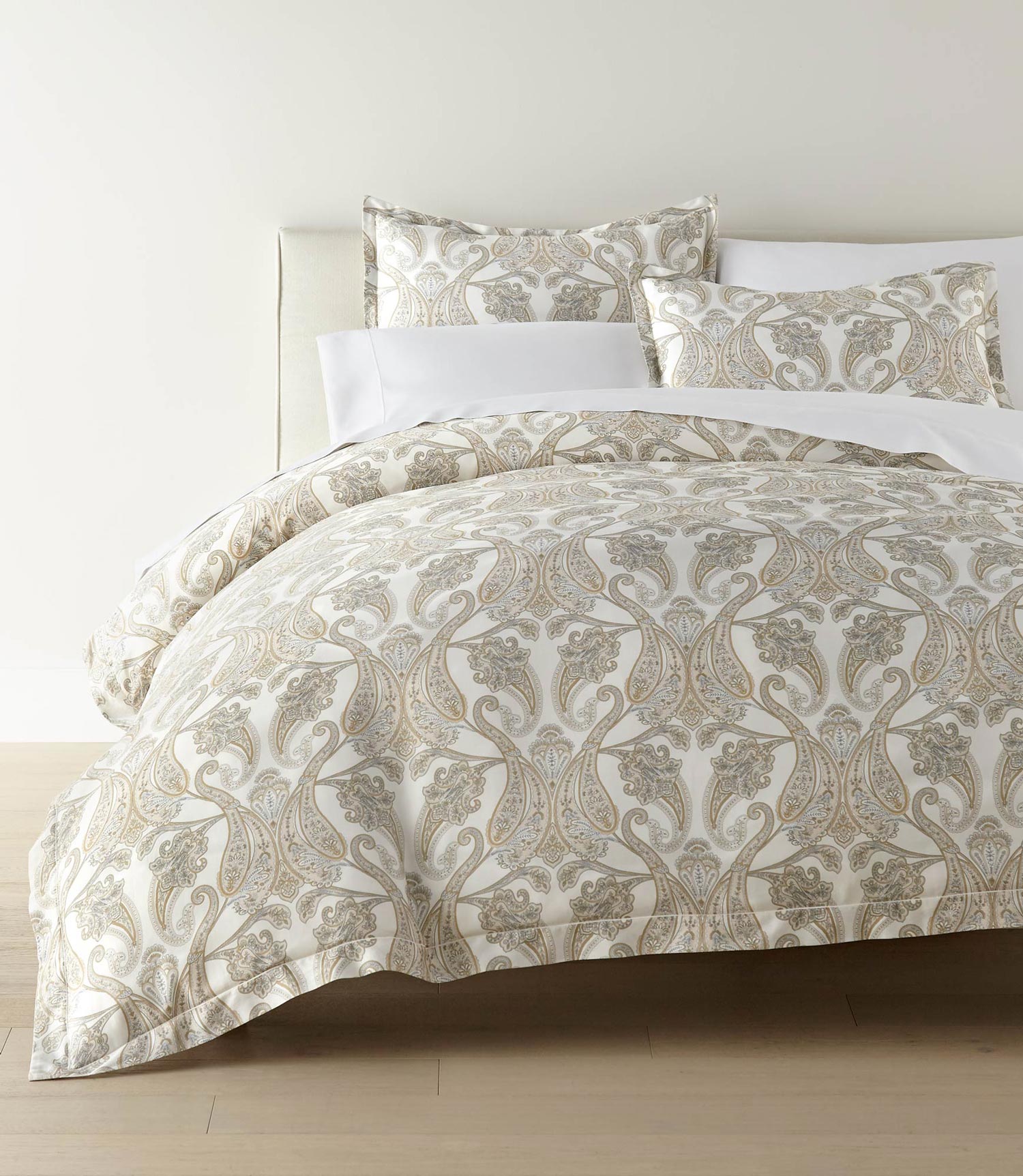 Luxury Classic Printed Duvet Cover Set - Queen Size Bedding with Pillowcases - Soft & Breathable Cotton - Perfect for Master Bedroom, Guest Room & Dorm Decor