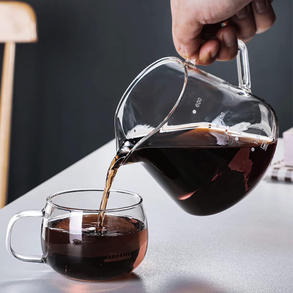 Premium Glass Pour Over Coffee Maker Set - 10oz/300ml Carafe with Dripper & Filter for Home & Office | Perfect for Single-Serve Brewing, Specialty Coffee Lovers & Gifts