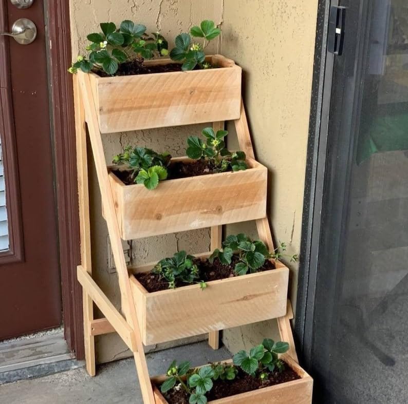 DARBUT 4-Tier Cedar Vertical Planter - 16