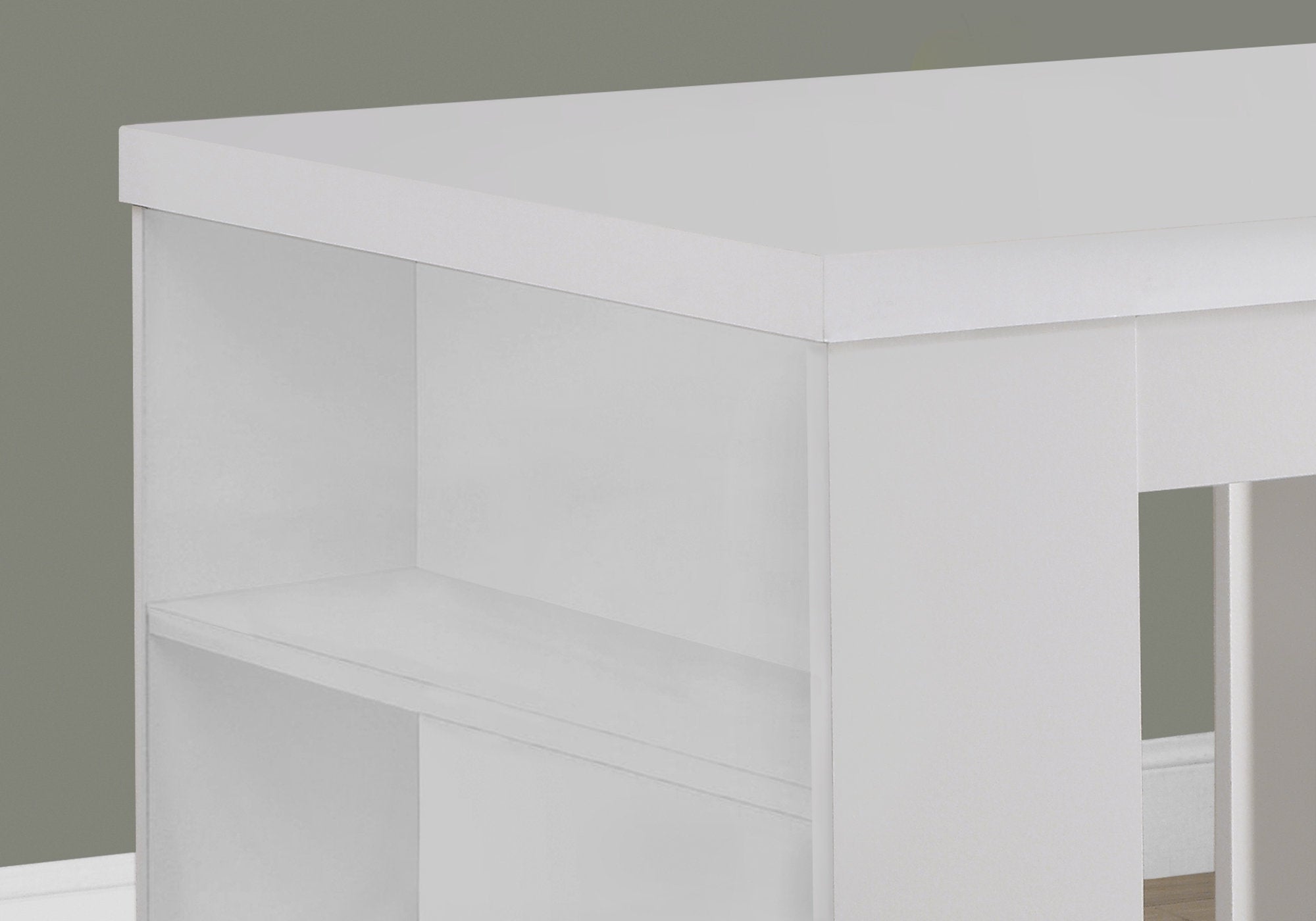 32x36 Inch White Counter Height Dining Table - Modern Kitchen & Breakfast Nook Furniture for Small Spaces