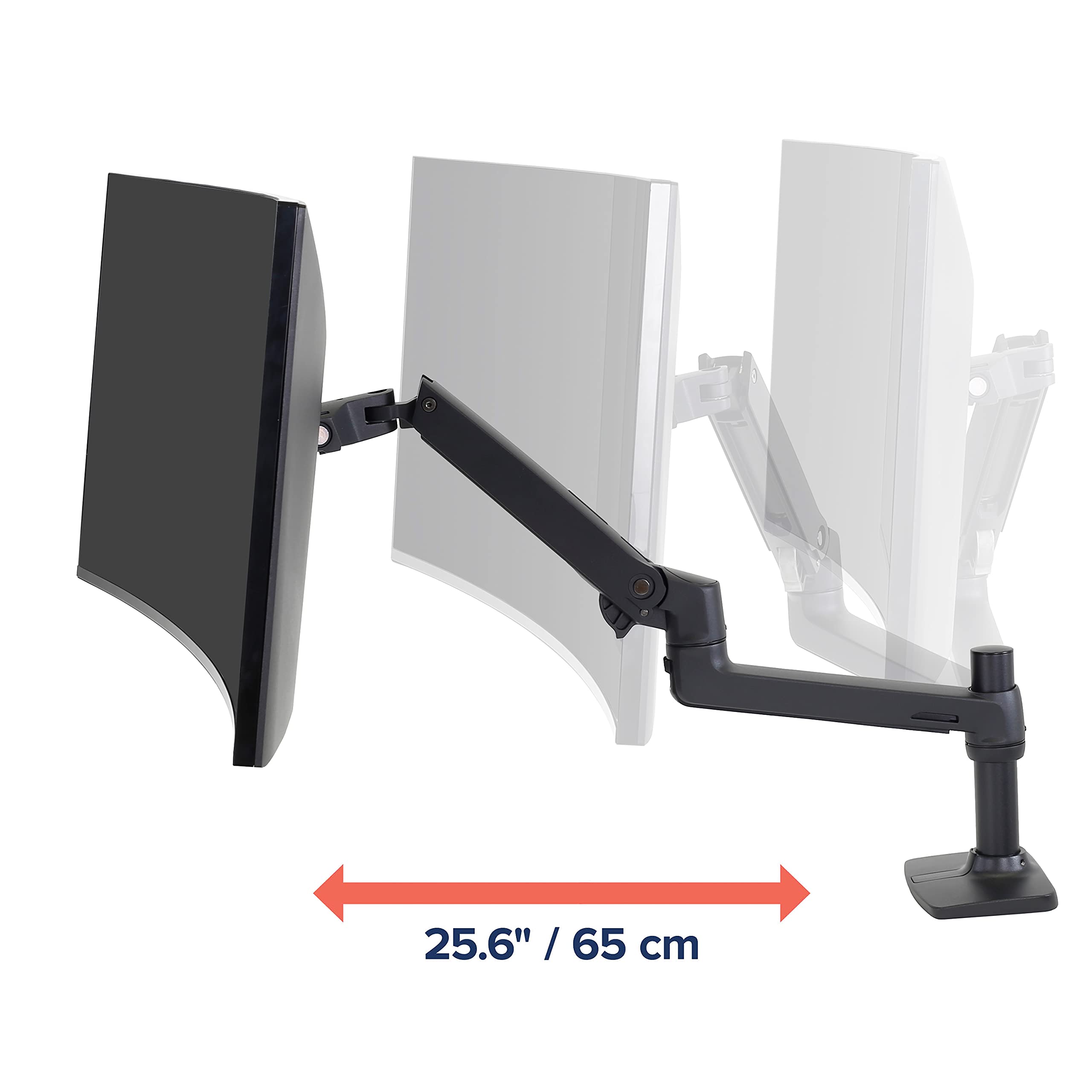 Ergotron LX Single Monitor Arm - Adjustable Desk Mount for 34
