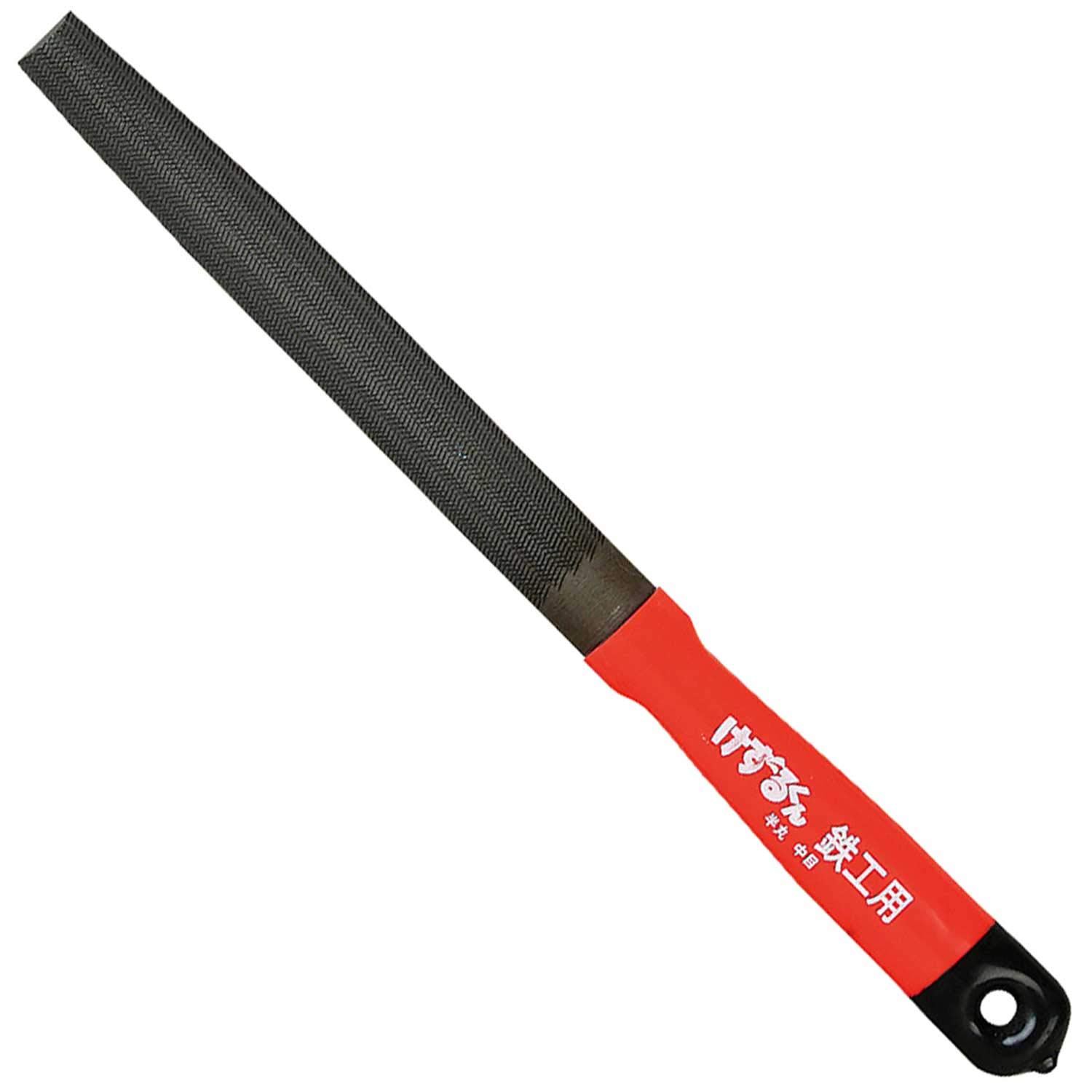 Senkichi Kezuru-kun Half Round Medium Iron Work File - Professional Metalworking Tool for DIY, Woodworking & Automotive Repair
