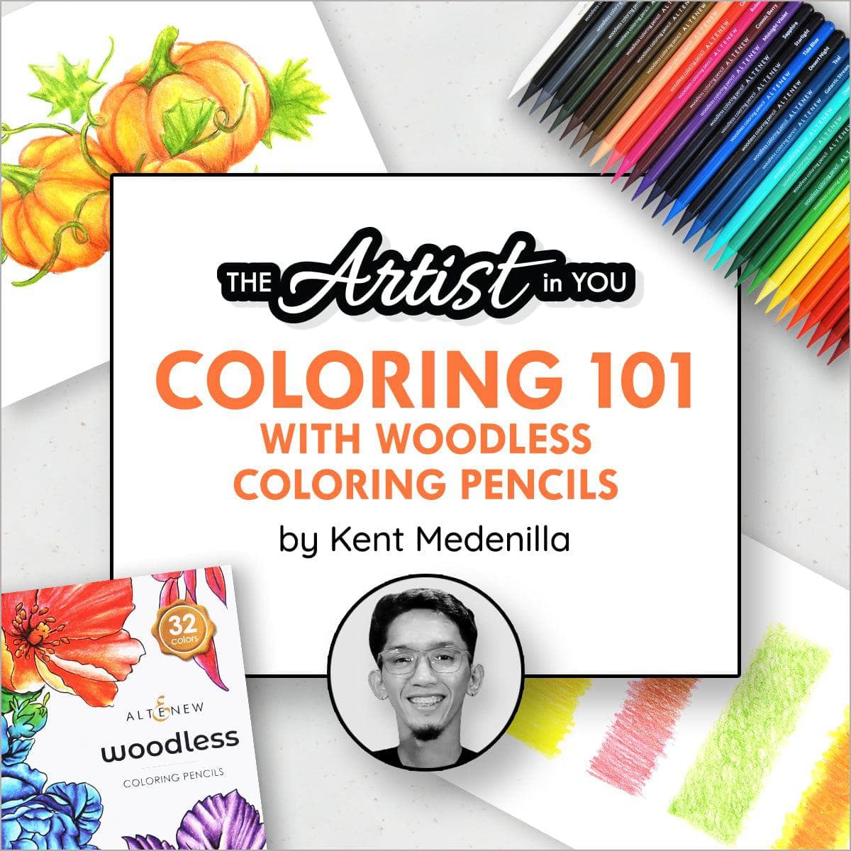 Artist in You: Woodless Coloring Pencils Set - Premium Art Supplies for Adult Coloring Books, Sketching & Drawing | Perfect for Stress Relief, Art Therapy & Creative Hobbies