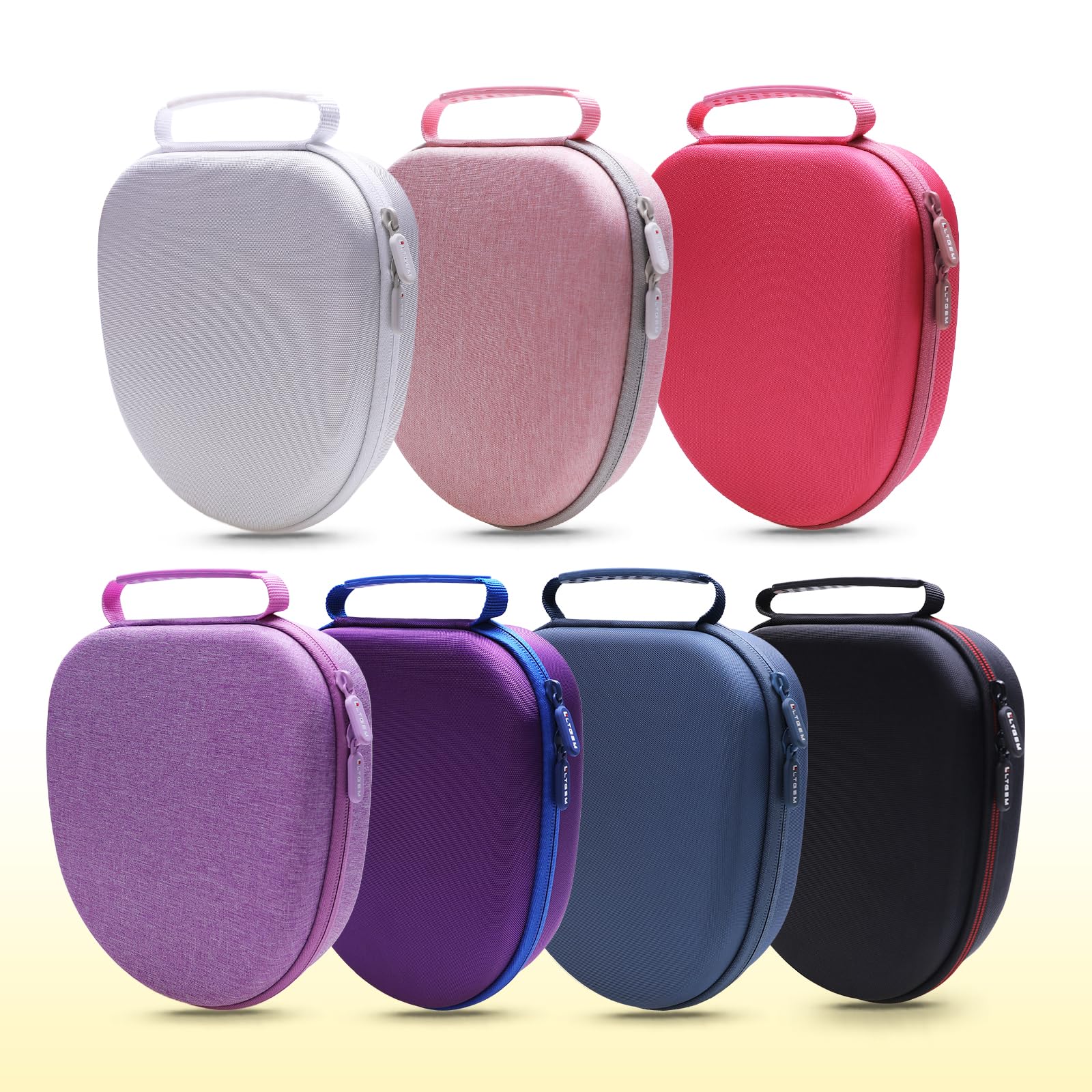 LTGEM Protective Case for Sony WH-CH720N/WH-CH520/WH-CH710N/WH-CH510 Wireless Headphones - Shockproof Travel Storage Bag for Noise Canceling Bluetooth Over-Ear Headsets (Blue) - Perfect for Travel, Commuting & Home Storage