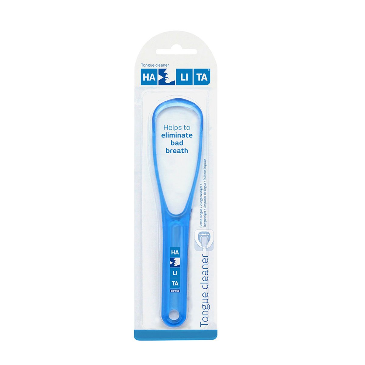 Halita Tongue Cleaner - Stainless Steel Tongue Scraper for Bad Breath & Oral Hygiene - Fresh Breath Solution for Morning Routine & Travel