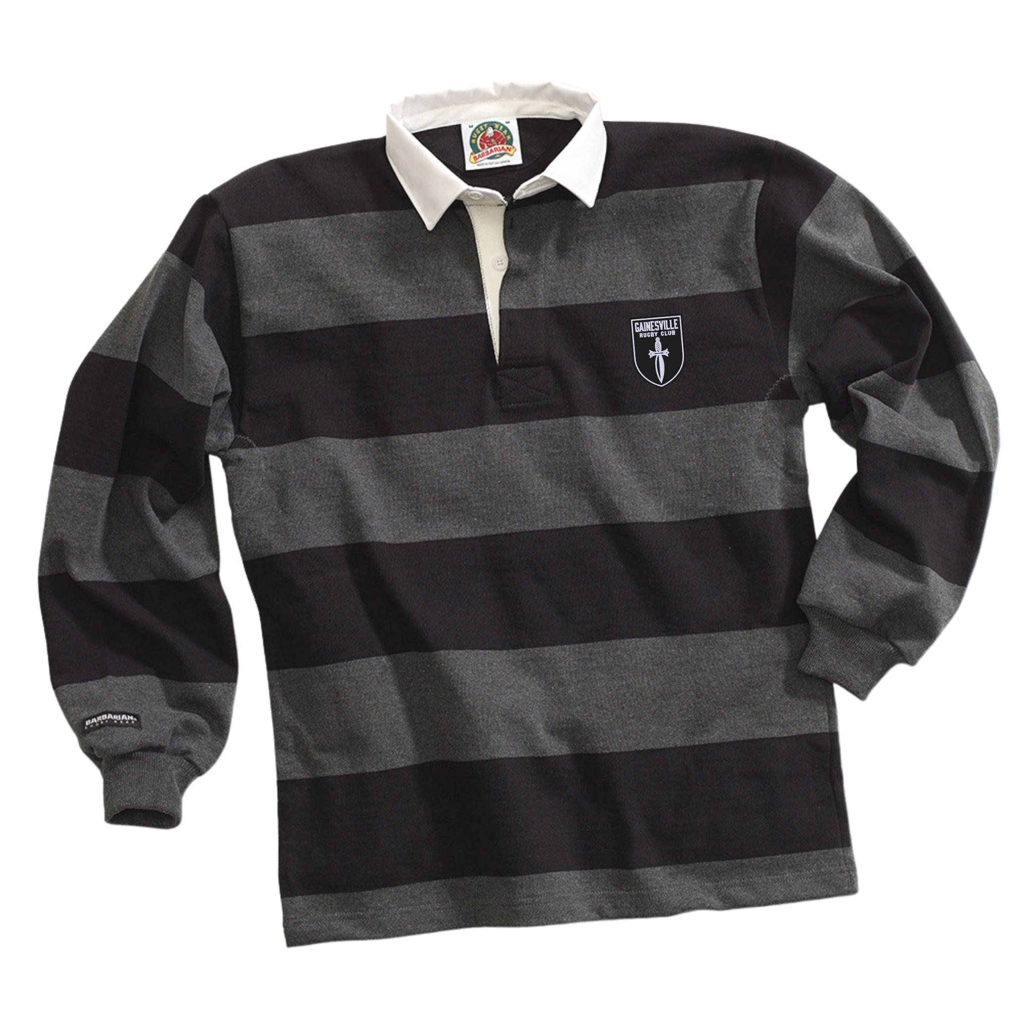 Gainesville Spartans RFC 4 Inch Stripe Rugby Jersey - Breathable Performance Shirt for Rugby Training & Match Play