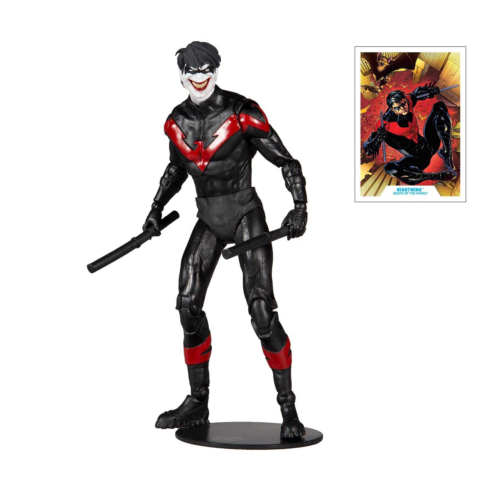 McFarlane Toys DC Multiverse Nightwing Joker 7-Inch Collectible Action Figure - Perfect for DC Comics Fans, Collectors & Display
