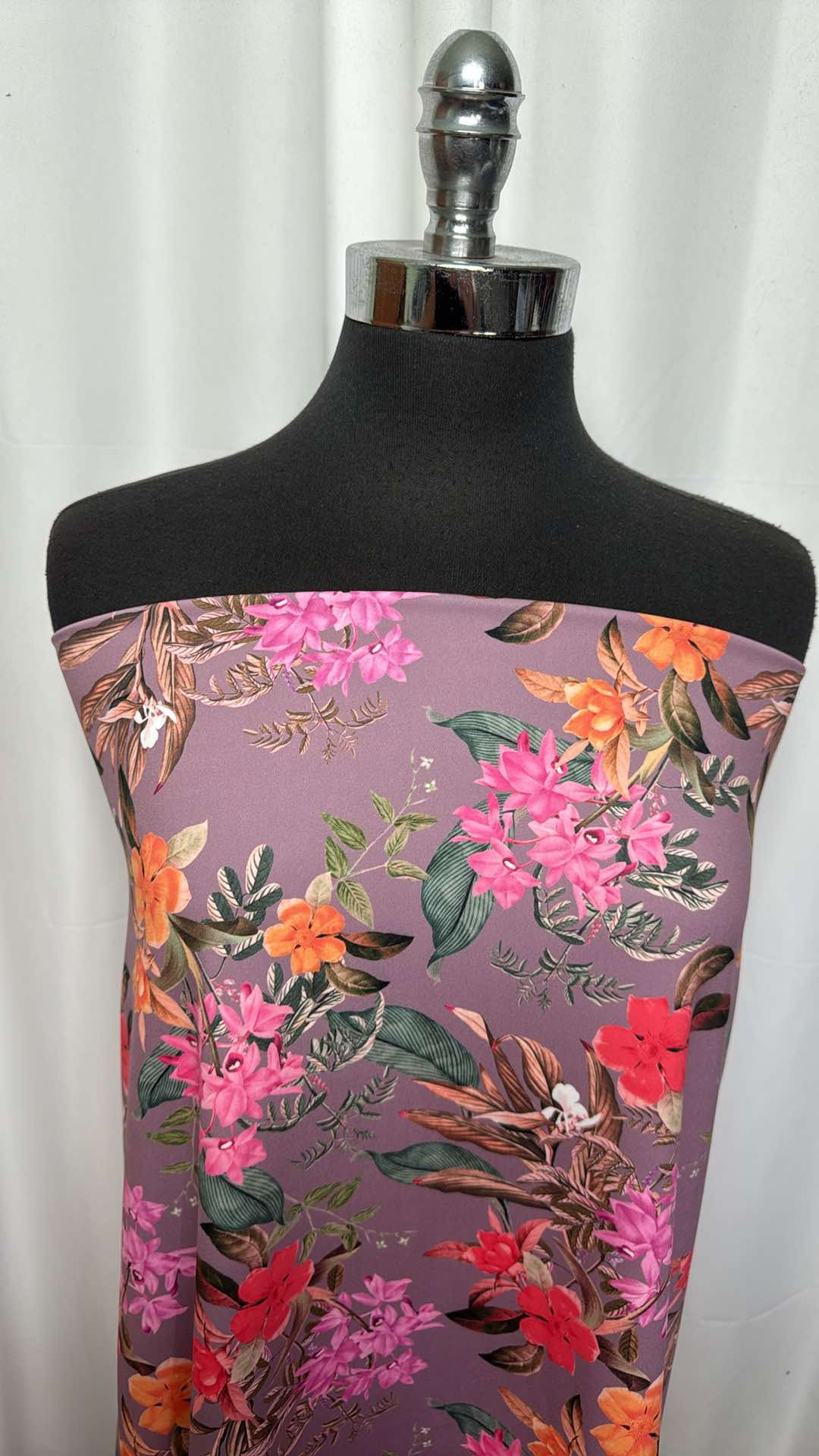 Wild Orchid Poly Spandex Performance Fabric - 2 Yard Cut for Stretchy Activewear, Dance Costumes & Yoga Pants