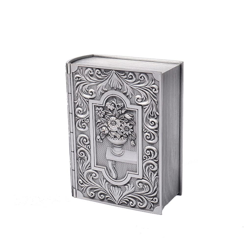 Elegant Metal Jewelry Organizer Box - Portable Travel Jewelry Case for Rings & Earrings | Jewelry Storage & Display | Perfect for Travel, Home Organization & Gift Giving